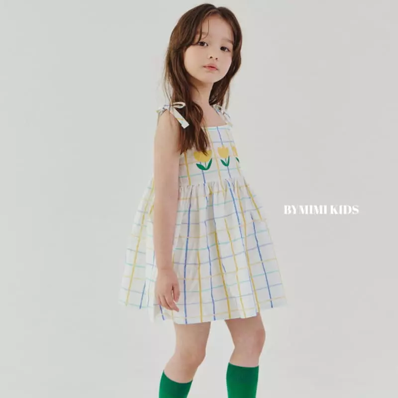 Bymimi - Korean Children Fashion - #fashionkids - Picnic String One-piece - 2