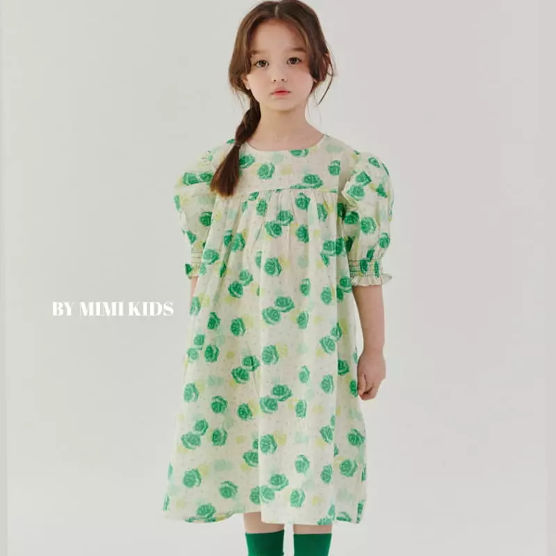 Bymimi - Korean Children Fashion - #kidsstore - Celling Rose One-piece - 2