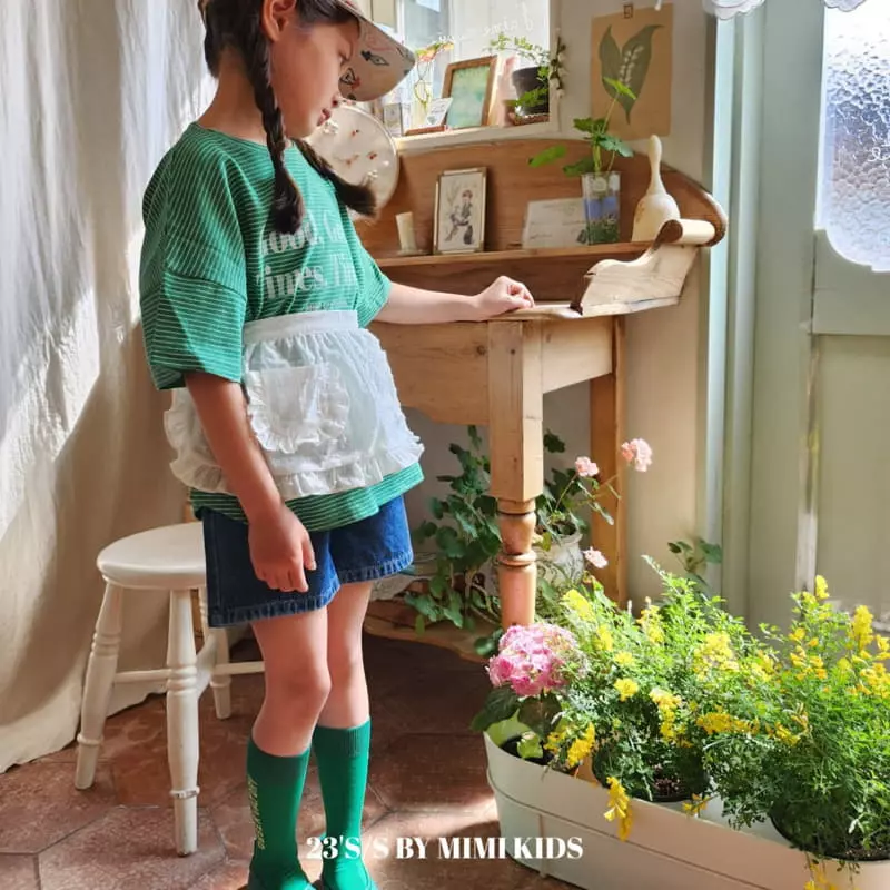 Bymimi - Korean Children Fashion - #kidzfashiontrend - Bonjour Apron - 8