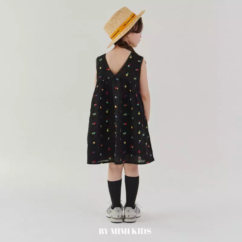 Bymimi - Korean Children Fashion - #littlefashionista - Aurora Embroidery One-piece - 6