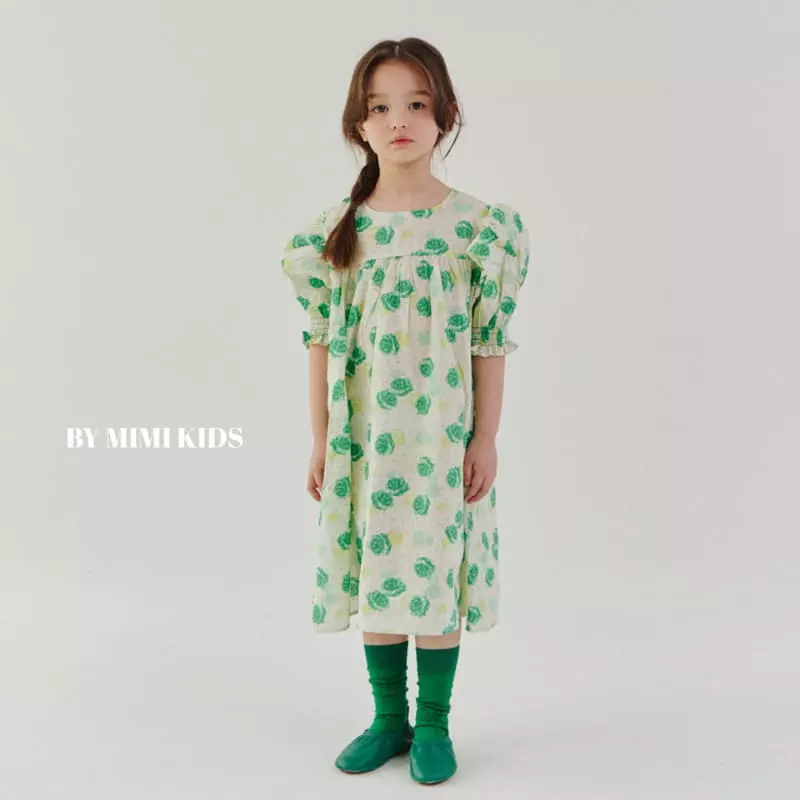 Bymimi - Korean Children Fashion - #magicofchildhood - Celling Rose One-piece - 6