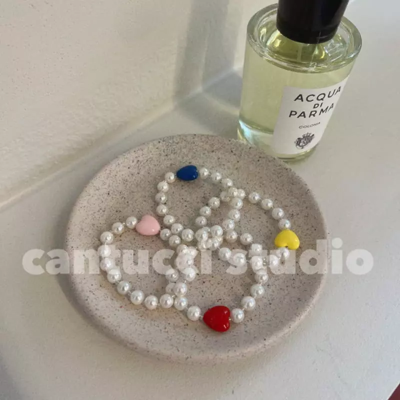 Cantucci Studio - Korean Children Fashion - #childrensboutique - Heart Pearl Bracelet