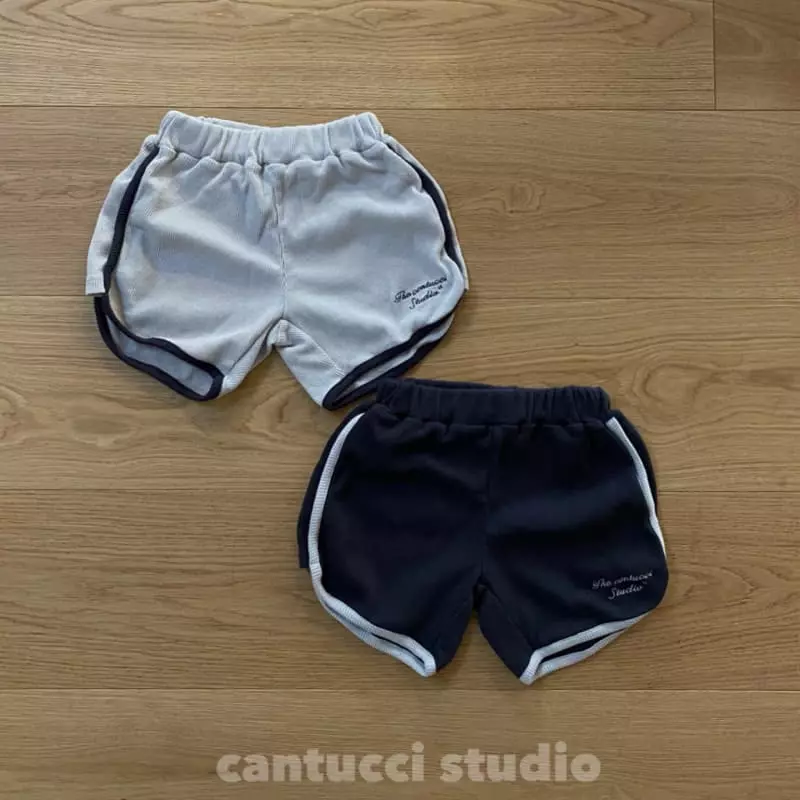 Cantucci Studio - Korean Children Fashion - #minifashionista - Pocket Waffle SHOrts