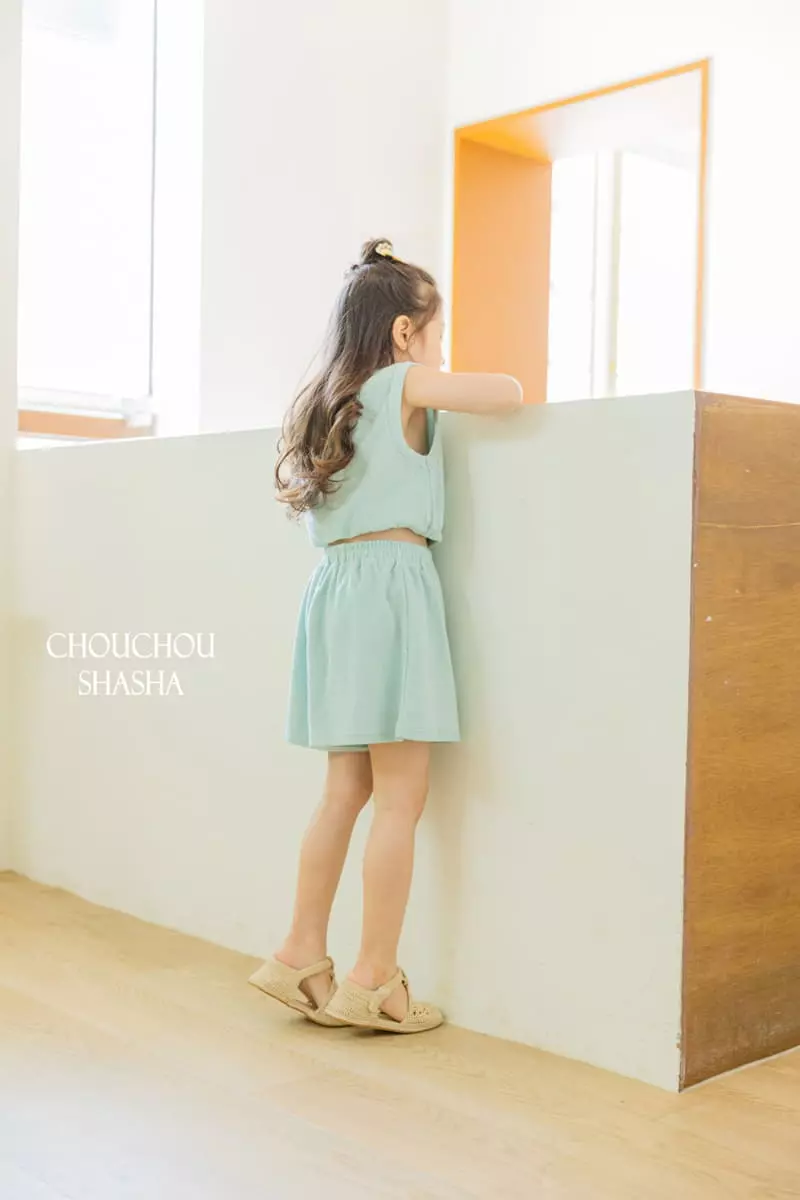 Chouchou Shasha - Korean Children Fashion - #designkidswear - Luterry Top Bottom Set - 5