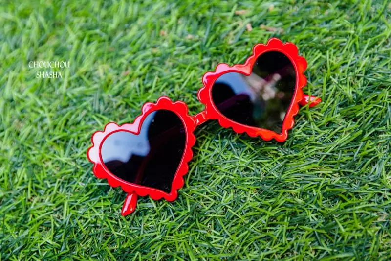 Chouchou Shasha - Korean Children Fashion - #kidsstore - Heart Sun Glasses - 6