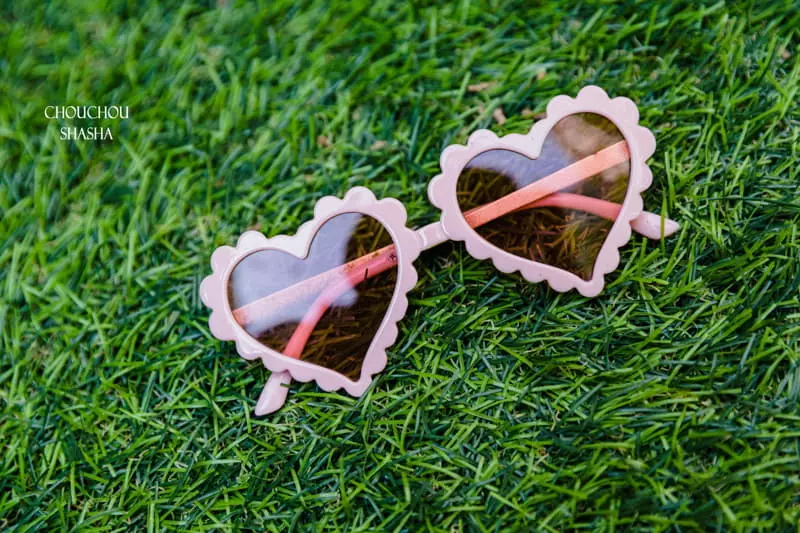 Chouchou Shasha - Korean Children Fashion - #kidzfashiontrend - Heart Sun Glasses - 7