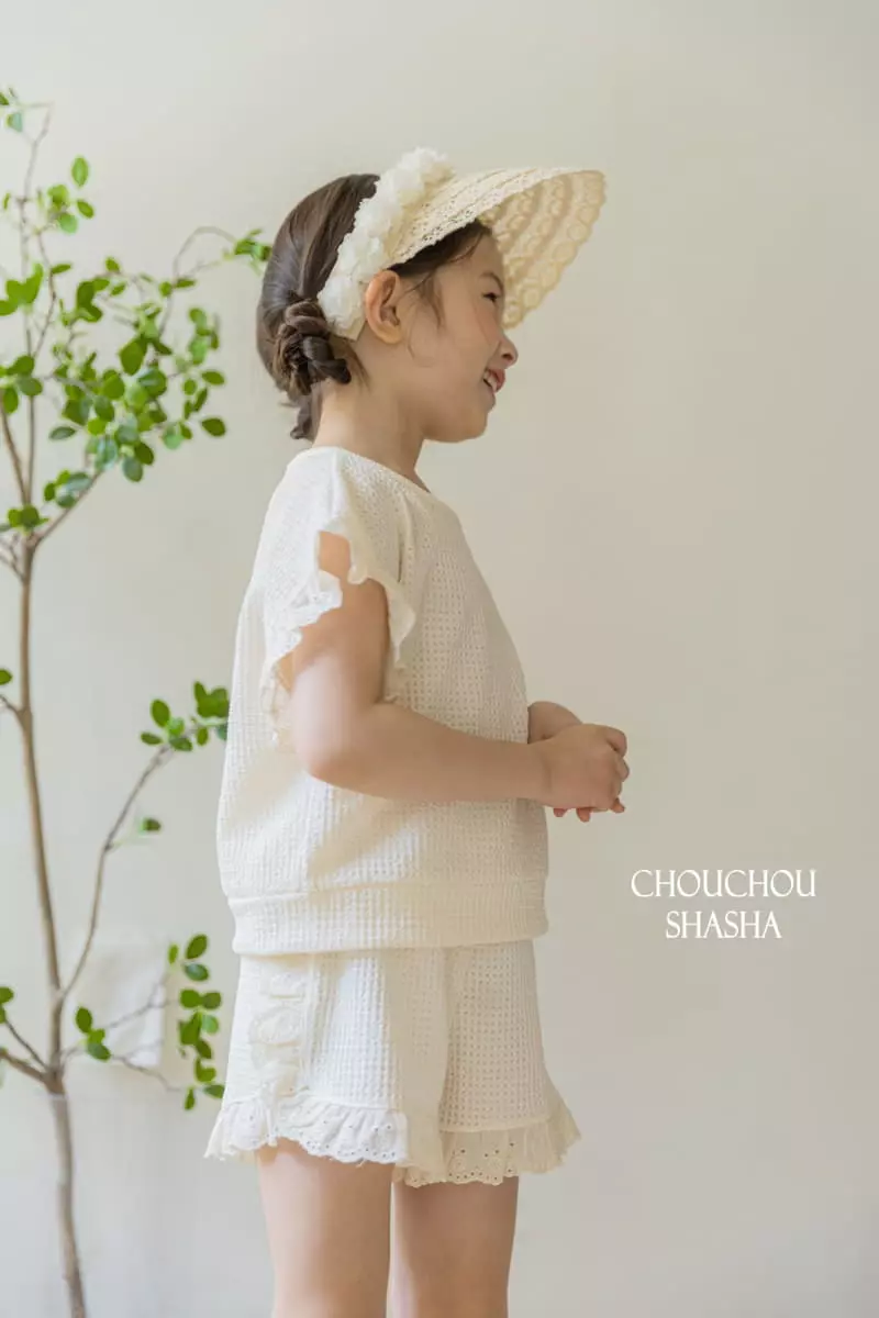 Chouchou Shasha - Korean Children Fashion - #minifashionista - Lilac Top Bottom Set