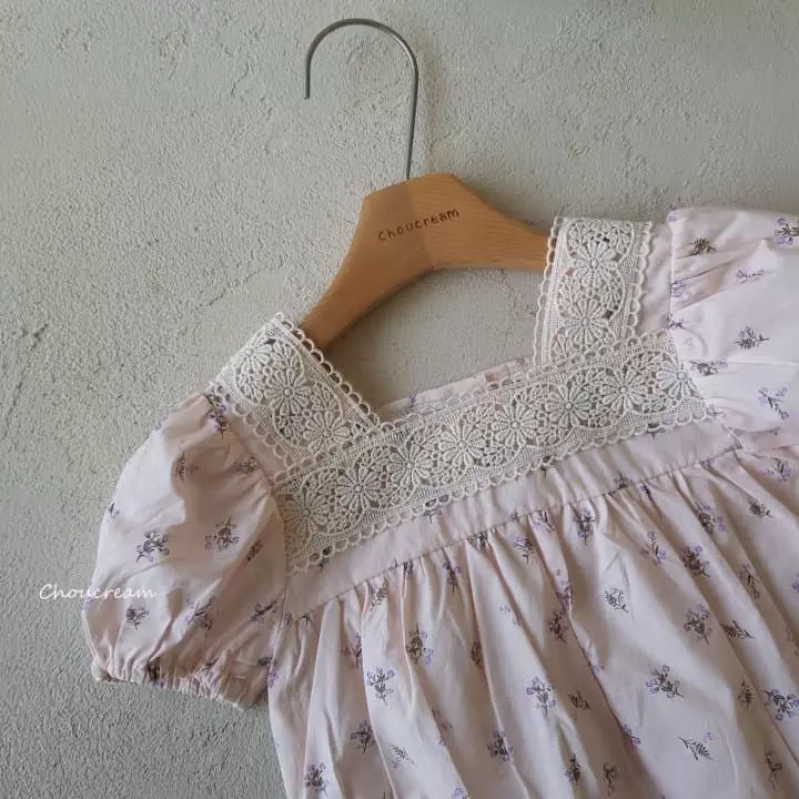 Choucream - Korean Baby Fashion - #babyoninstagram - Sqaure Lace Bodysuit - 8