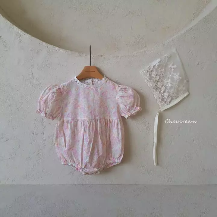 Choucream - Korean Baby Fashion - #babyoninstagram - Summer Flower Bodysuit - 6
