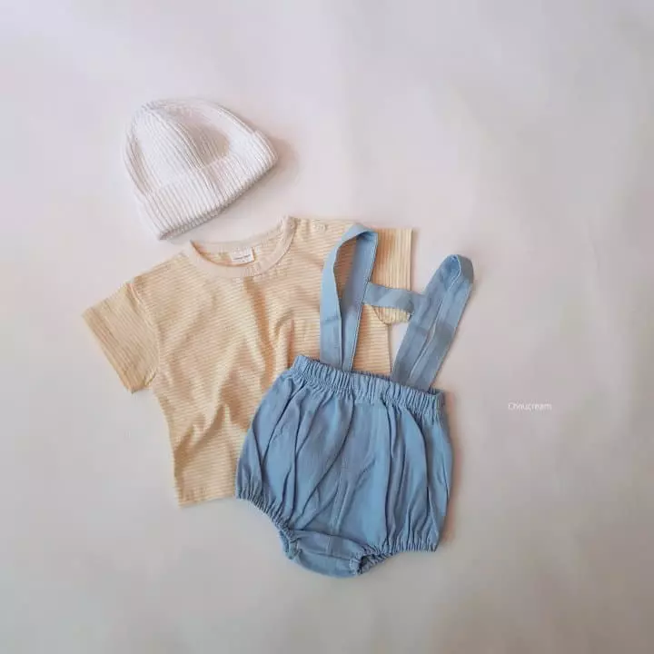 Choucream - Korean Baby Fashion - #onlinebabyboutique - Denim Dungarees Bloomer - 10