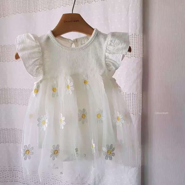 Choucream - Korean Baby Fashion - #onlinebabyboutique - Daisy Bodysuit - 2