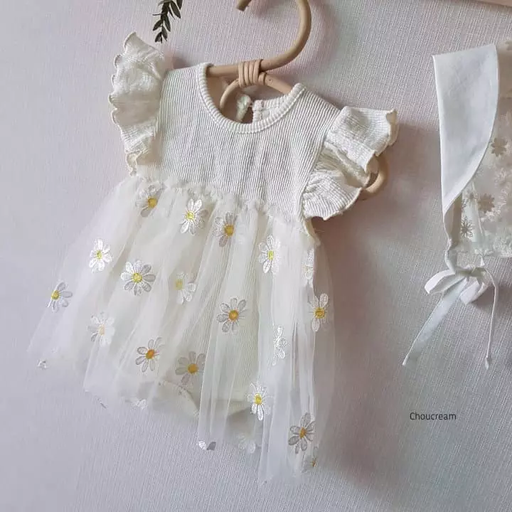 Choucream - Korean Baby Fashion - #onlinebabyshop - Daisy Bodysuit - 4