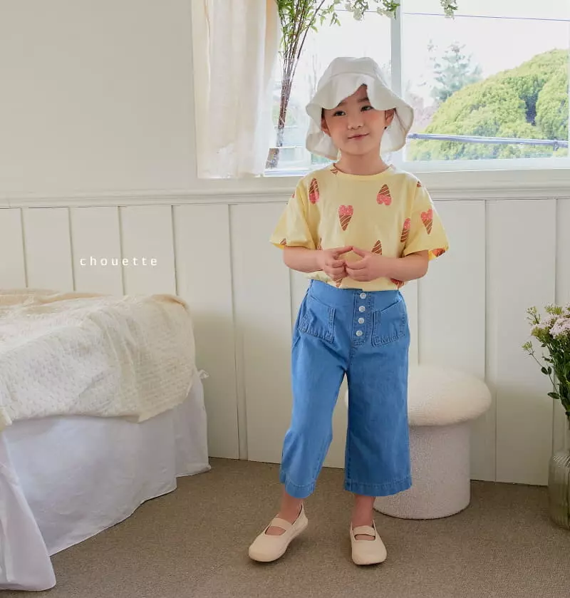 Chouette - Korean Children Fashion - #childofig - Button Denim Pants - 8