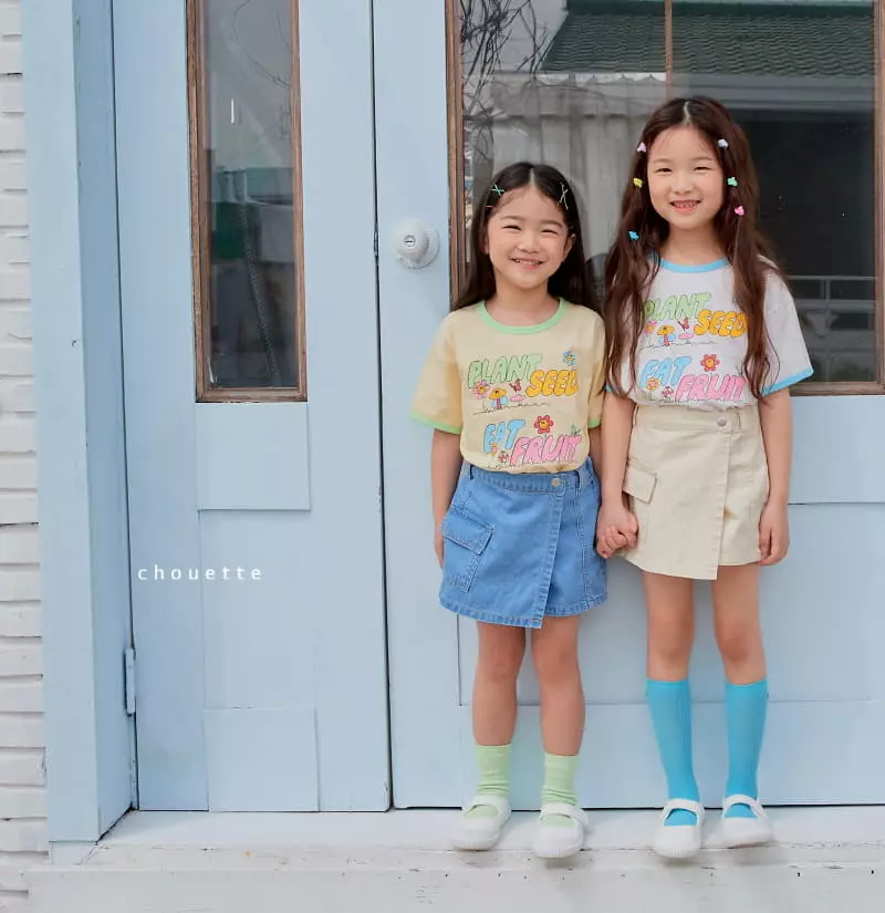 Chouette - Korean Children Fashion - #childofig - Cargo Wrap Currot Denim - 3