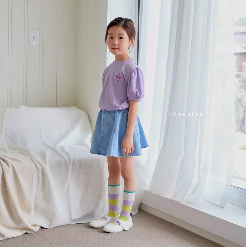 Chouette - Korean Children Fashion - #minifashionista - Cherry Puff Tee - 4