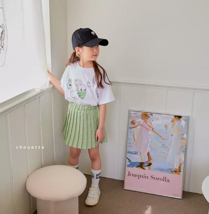 Chouette - Korean Children Fashion - #todddlerfashion - Rabbit Heart Tee - 8