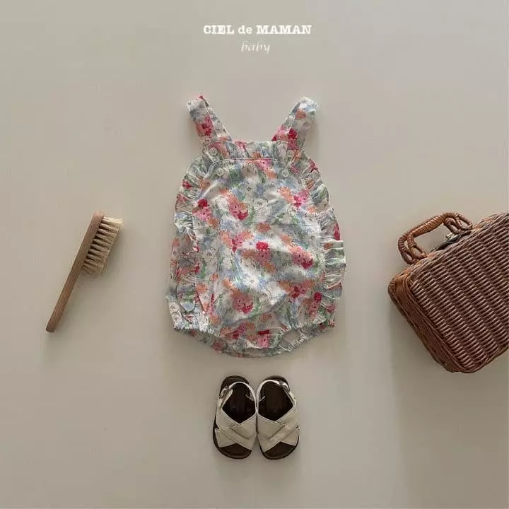 Ciel De Maman - Korean Baby Fashion - #babyfashion - Angel Bodtsuit Flower - 7