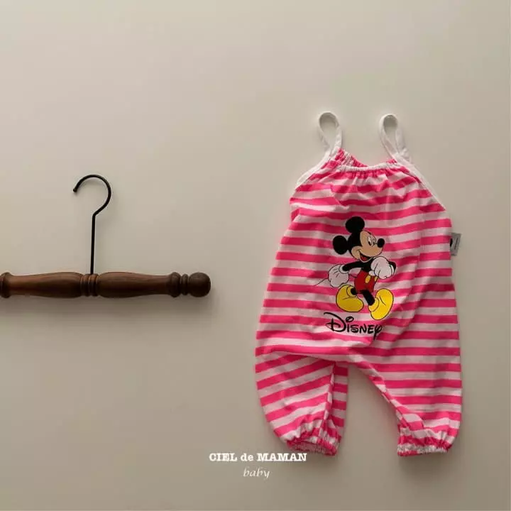 Ciel De Maman - Korean Baby Fashion - #babyfever - Stripes M Bodysuit - 5