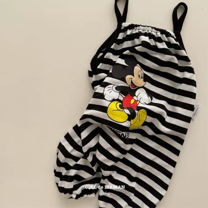 Ciel De Maman - Korean Baby Fashion - #babyootd - Stripes M Bodysuit - 9