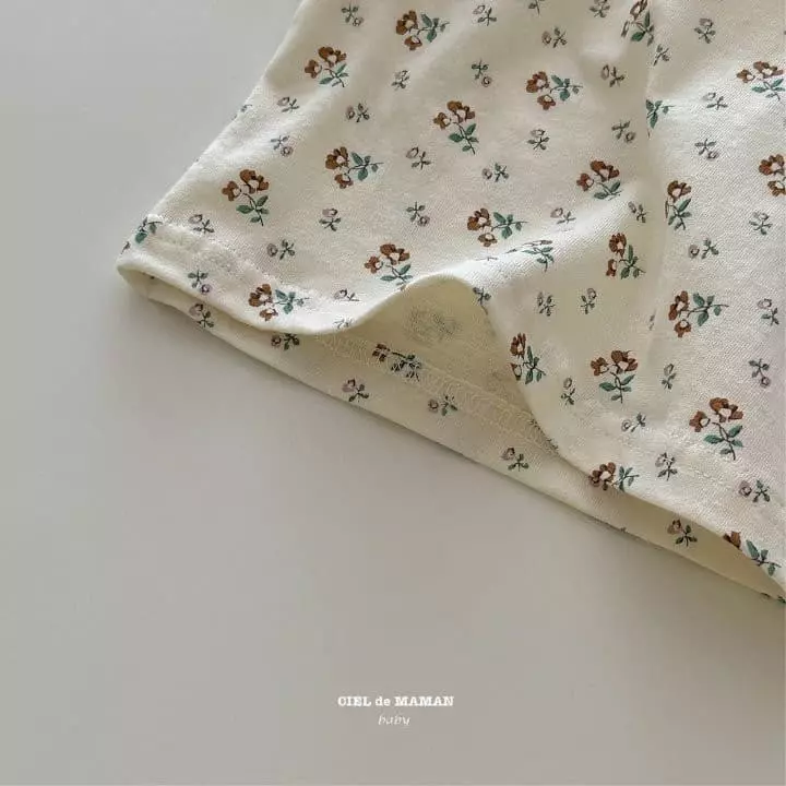 Ciel De Maman - Korean Baby Fashion - #babywear - Bebe Flower Tee - 5