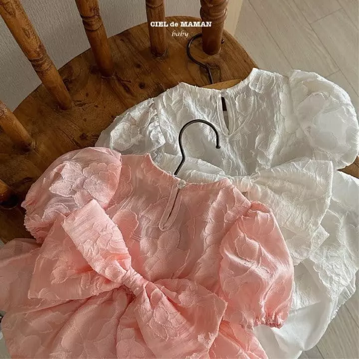 Ciel De Maman - Korean Baby Fashion - #onlinebabyshop - Rose Bodysuit One-piece