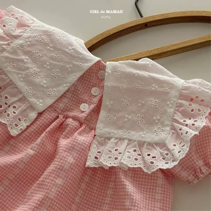 Ciel De Maman - Korean Baby Fashion - #onlinebabyshop - Daily Collar Bodysuit - 8