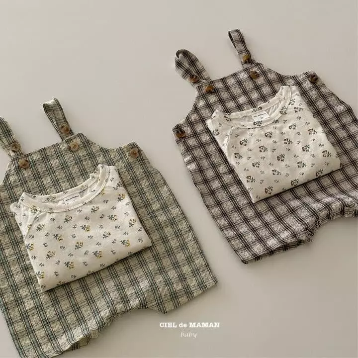 Ciel De Maman - Korean Baby Fashion - #smilingbaby - Bebe Flower Tee - 8