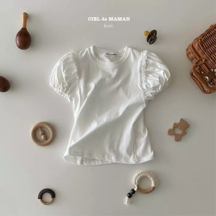 Ciel De Maman - Korean Children Fashion - #childofig - Puff Tee - 2