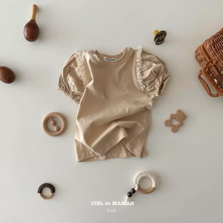 Ciel De Maman - Korean Children Fashion - #childrensboutique - Puff Tee - 3