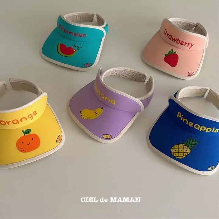 Ciel De Maman - Korean Children Fashion - #minifashionista - Fruit Sun Cap - 8