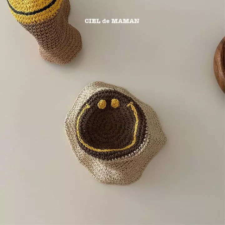 Ciel De Maman - Korean Children Fashion - #magicofchildhood - Smile Straw Hat - 4