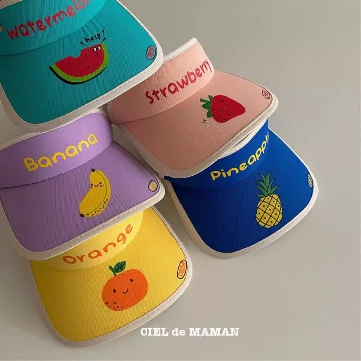 Ciel De Maman - Korean Children Fashion - #prettylittlegirls - Fruit Sun Cap - 9