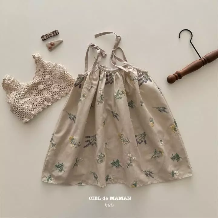 Ciel De Maman - Korean Children Fashion - #stylishchildhood - Embrodiery One-piece - 3