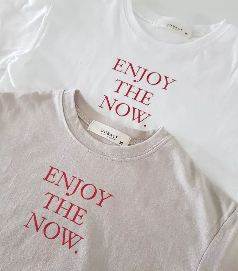 Cobalt - Korean Children Fashion - #discoveringself - Enjoy Tee - 10