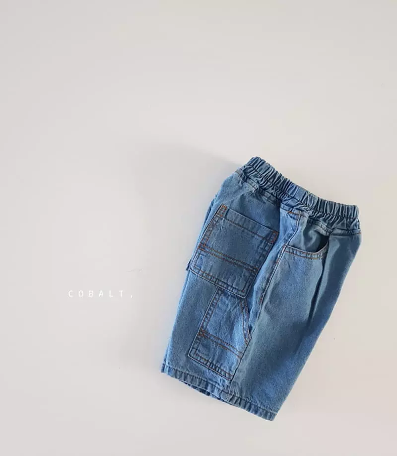 Cobalt - Korean Children Fashion - #kidsstore - Carpenter Shorts - 8