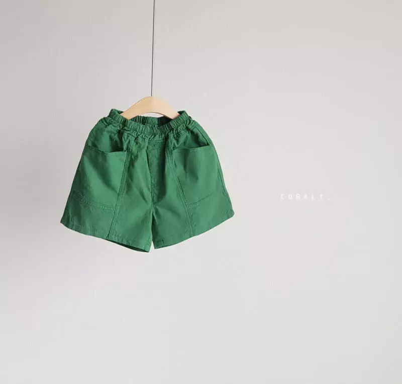 Cobalt - Korean Children Fashion - #kidsstore - Linen Pocket Shorts - 3