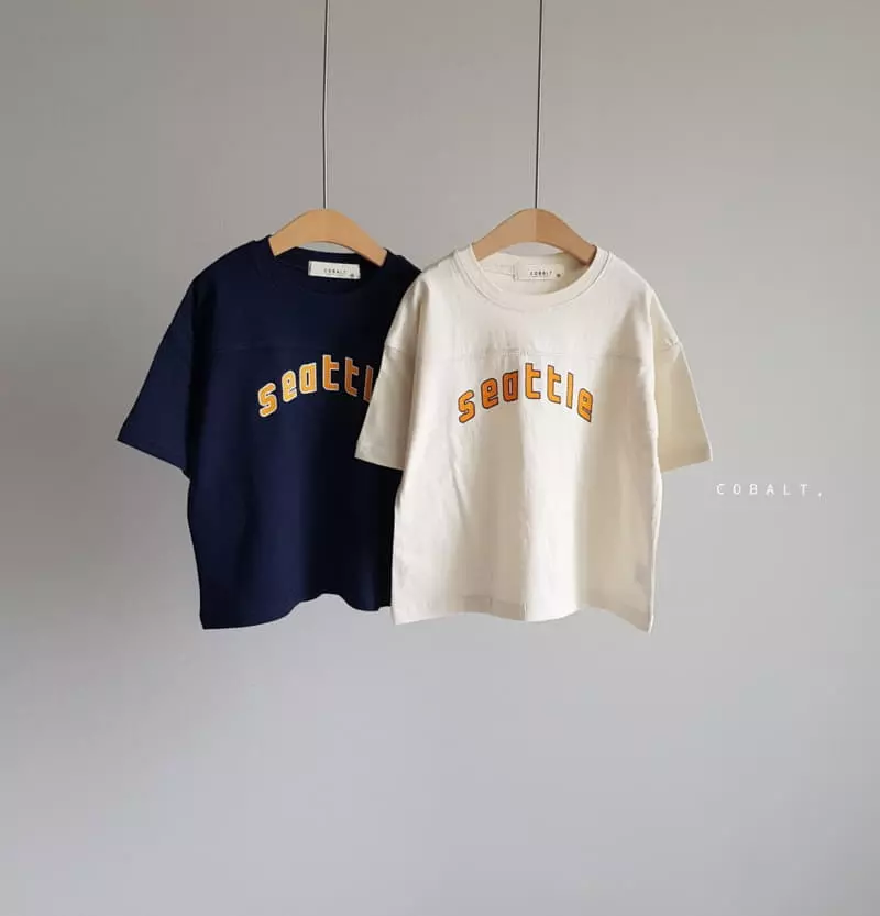 Cobalt - Korean Children Fashion - #kidzfashiontrend - Seattle Tee
