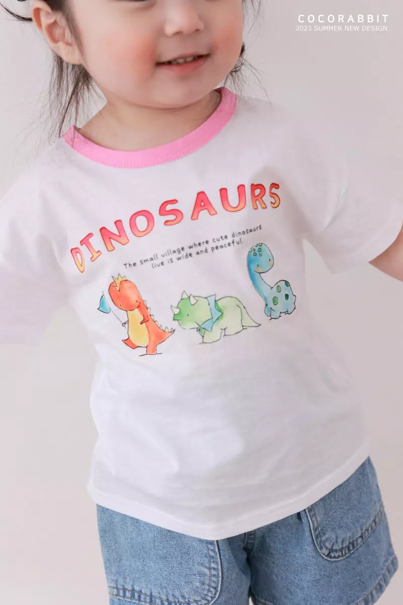 Coco Rabbit - Korean Children Fashion - #childofig - Dino Tee - 8