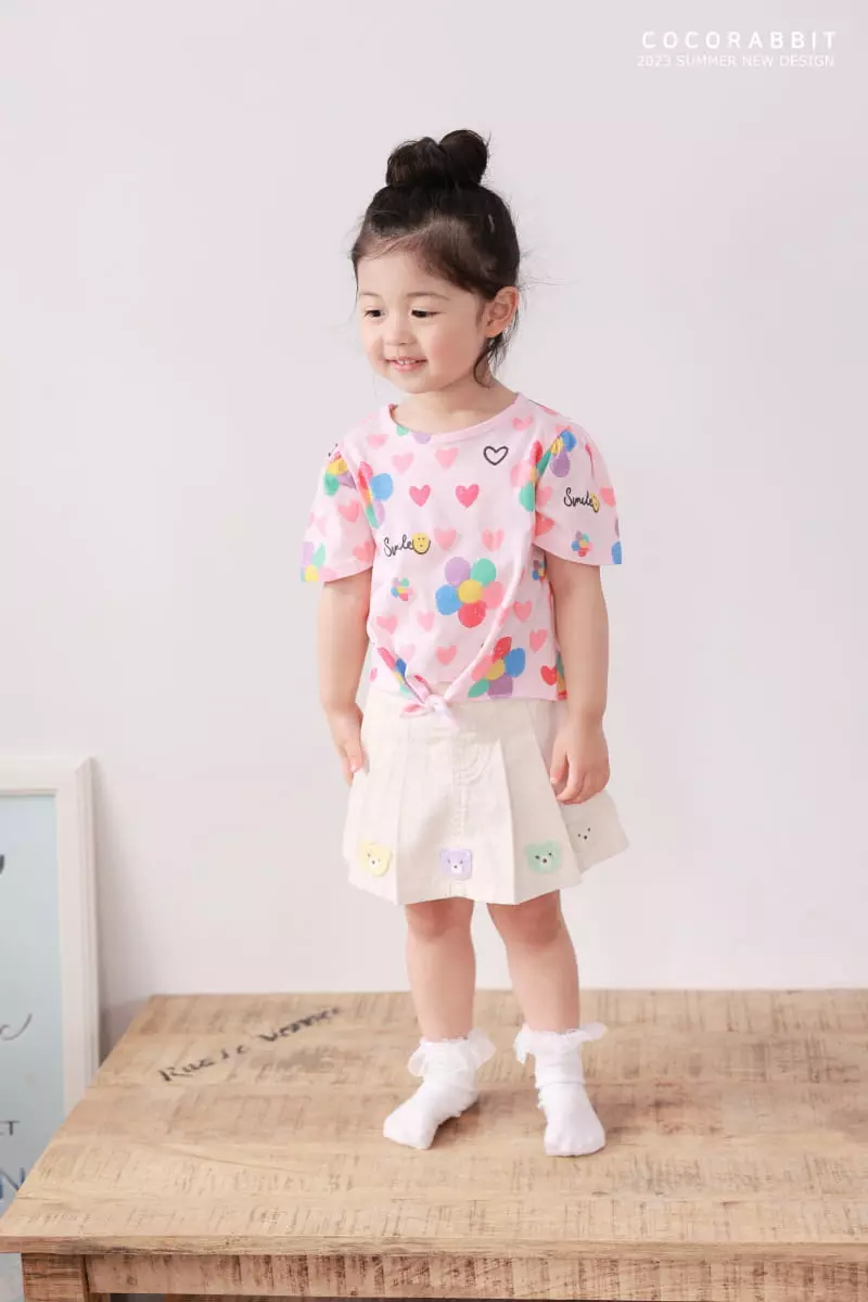 Coco Rabbit - Korean Children Fashion - #designkidswear - Flower Ribbon Tee - 7