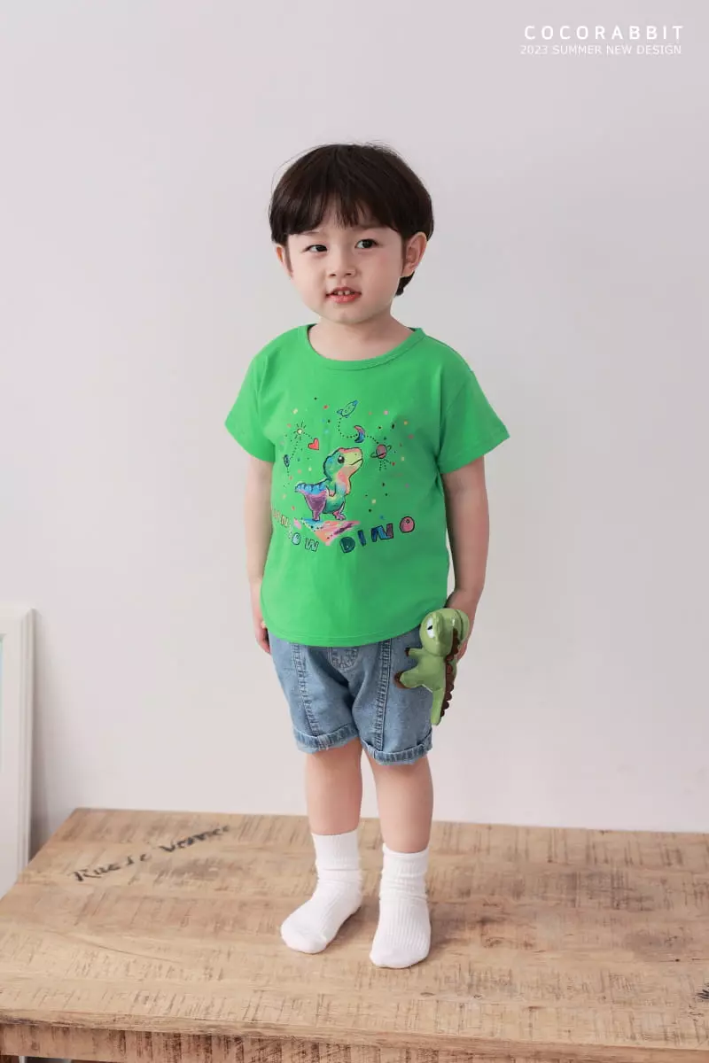 Coco Rabbit - Korean Children Fashion - #designkidswear - Dino Slit Jeans - 6