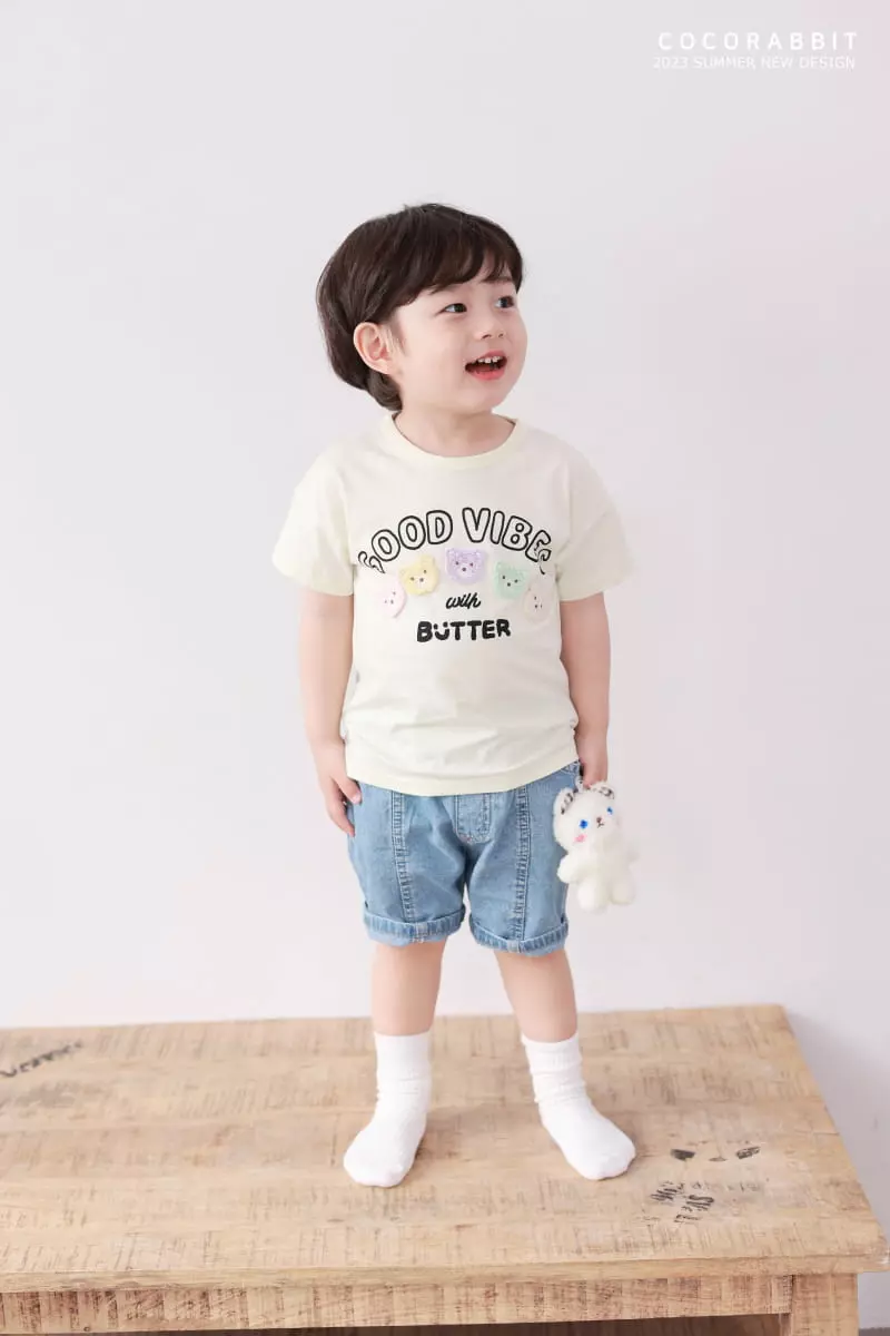 Coco Rabbit - Korean Children Fashion - #childrensboutique - Bear Slit Jenas - 4