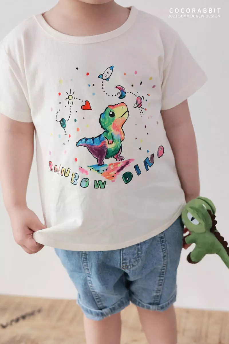 Coco Rabbit - Korean Children Fashion - #fashionkids - Dino Slit Jeans - 8