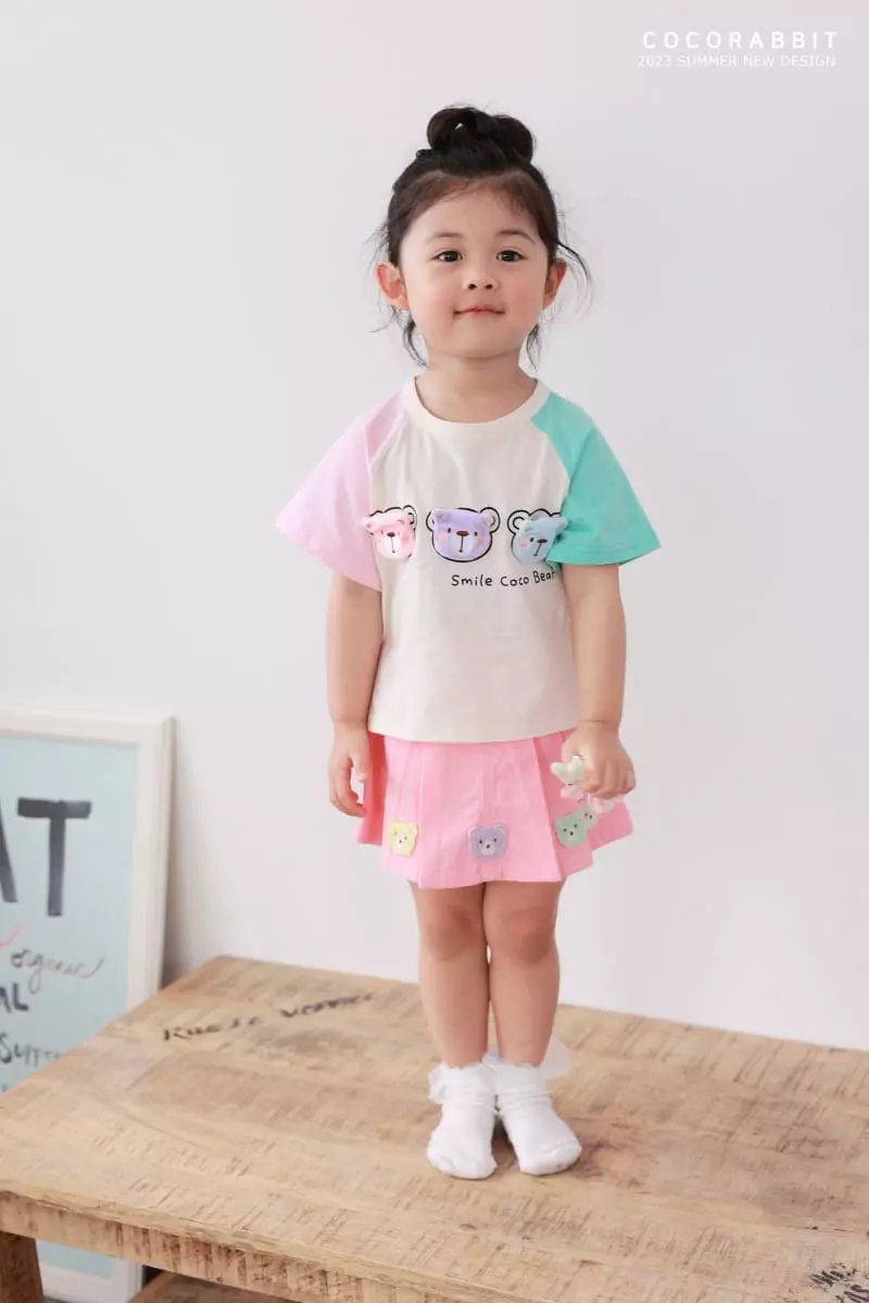 Coco Rabbit - Korean Children Fashion - #fashionkids - Color Face Tee - 11