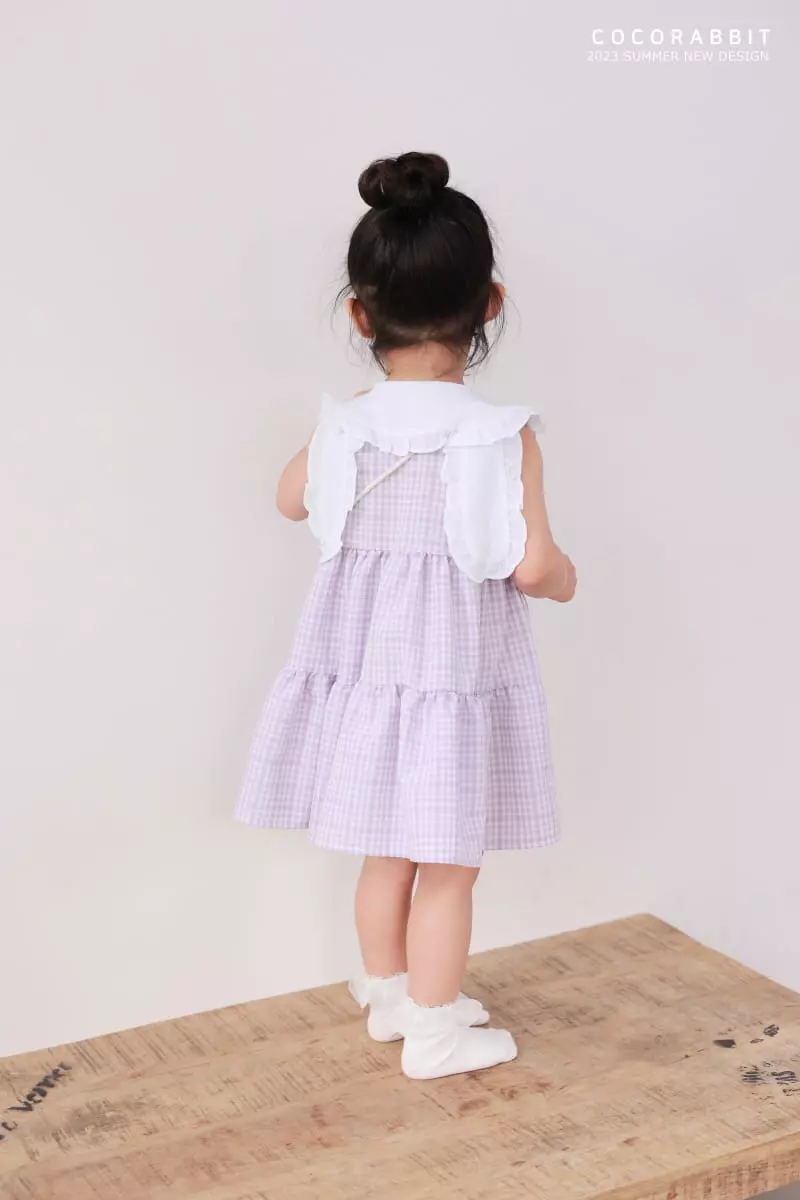 Coco Rabbit - Korean Children Fashion - #kidsstore - Check Rabbit One-piece - 9
