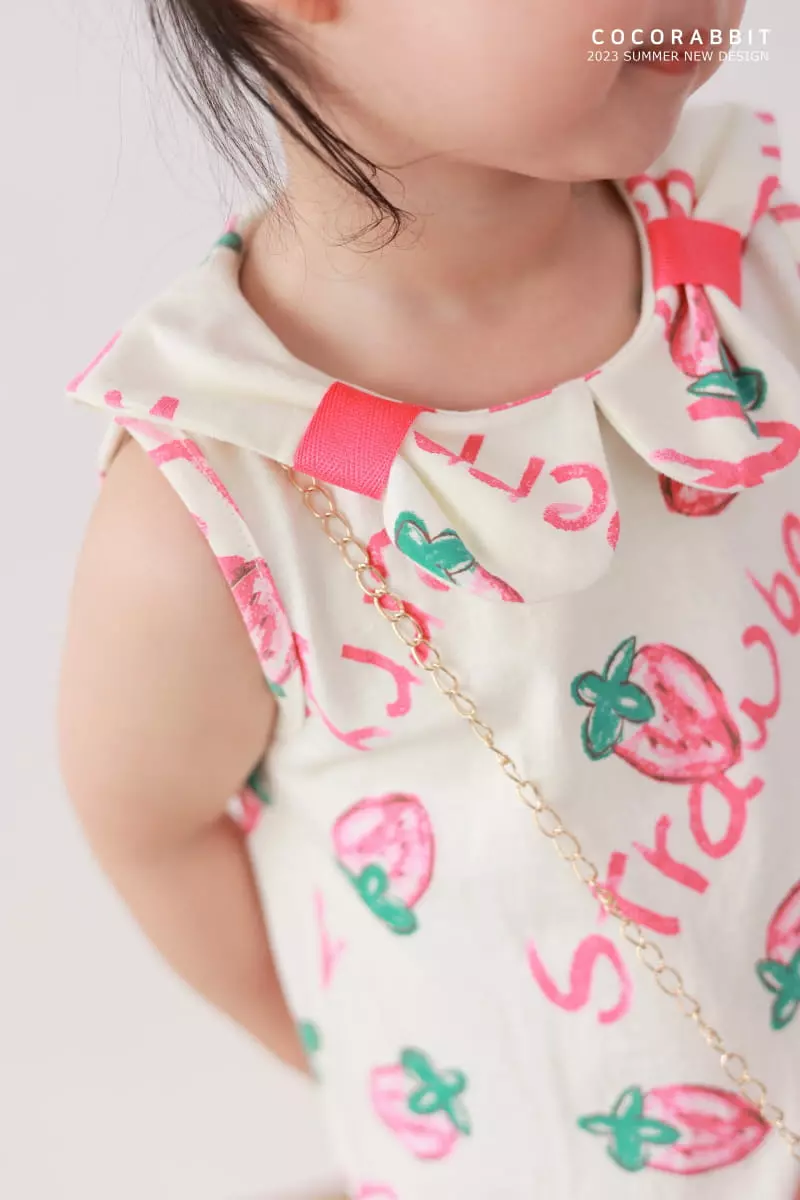 Coco Rabbit - Korean Children Fashion - #kidzfashiontrend - Strawberry One-piece - 5