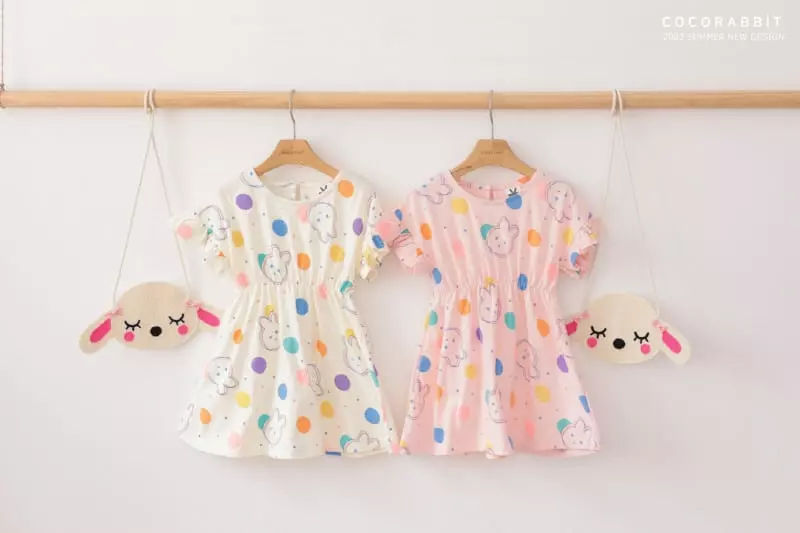 Coco Rabbit - Korean Children Fashion - #littlefashionista - Dot Rabbit One-piece - 10