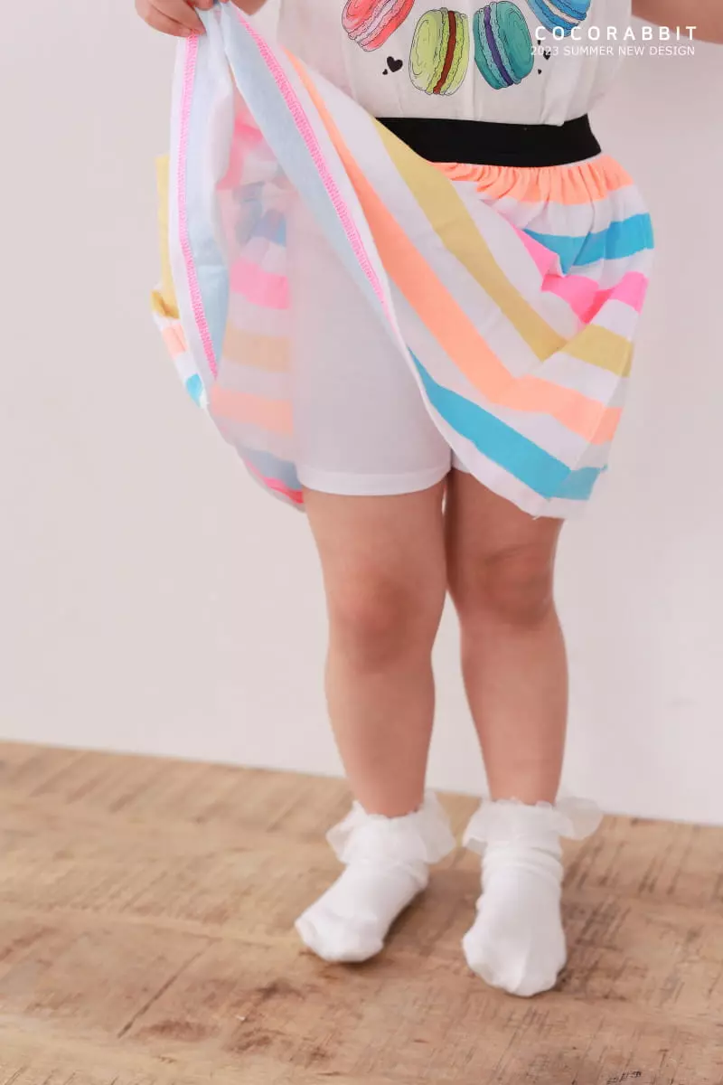 Coco Rabbit - Korean Children Fashion - #magicofchildhood - Stripes Skirt - 3