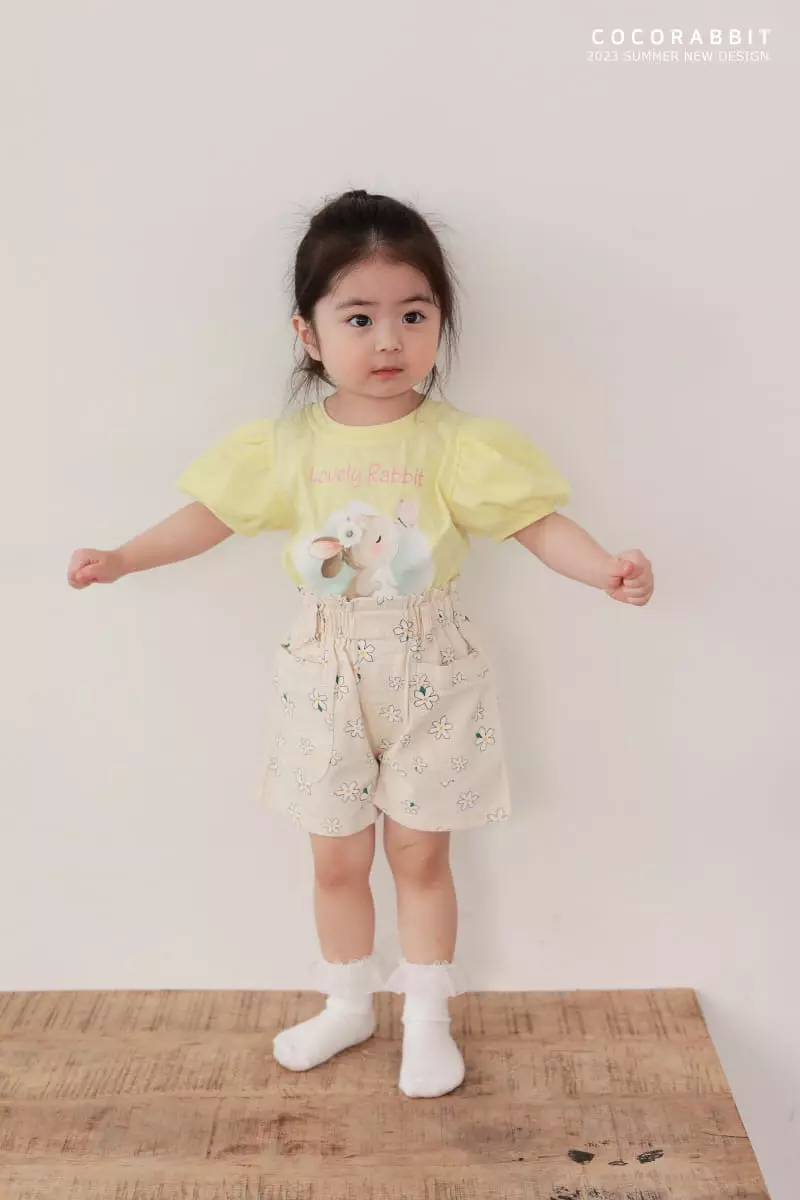 Coco Rabbit - Korean Children Fashion - #magicofchildhood - Rabbit Puff Sha Tee
