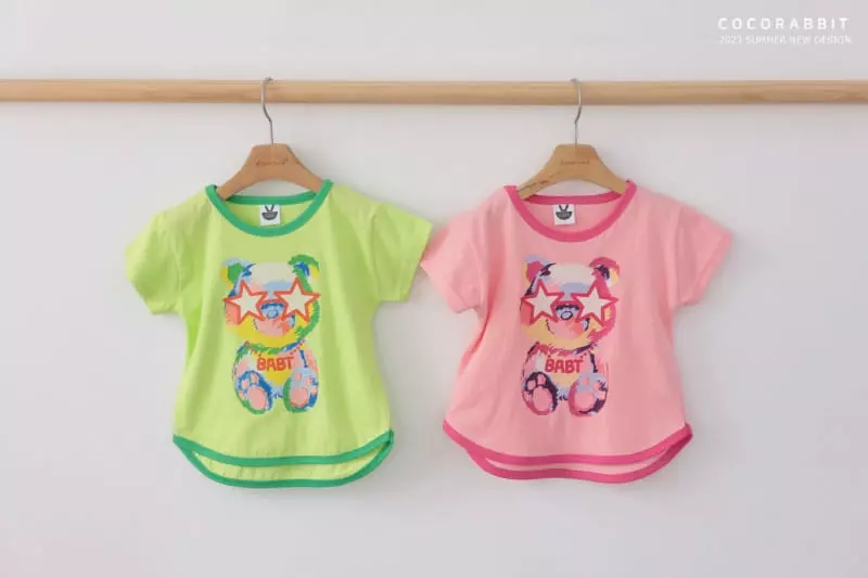 Coco Rabbit - Korean Children Fashion - #littlefashionista - Star Bear TEe - 4