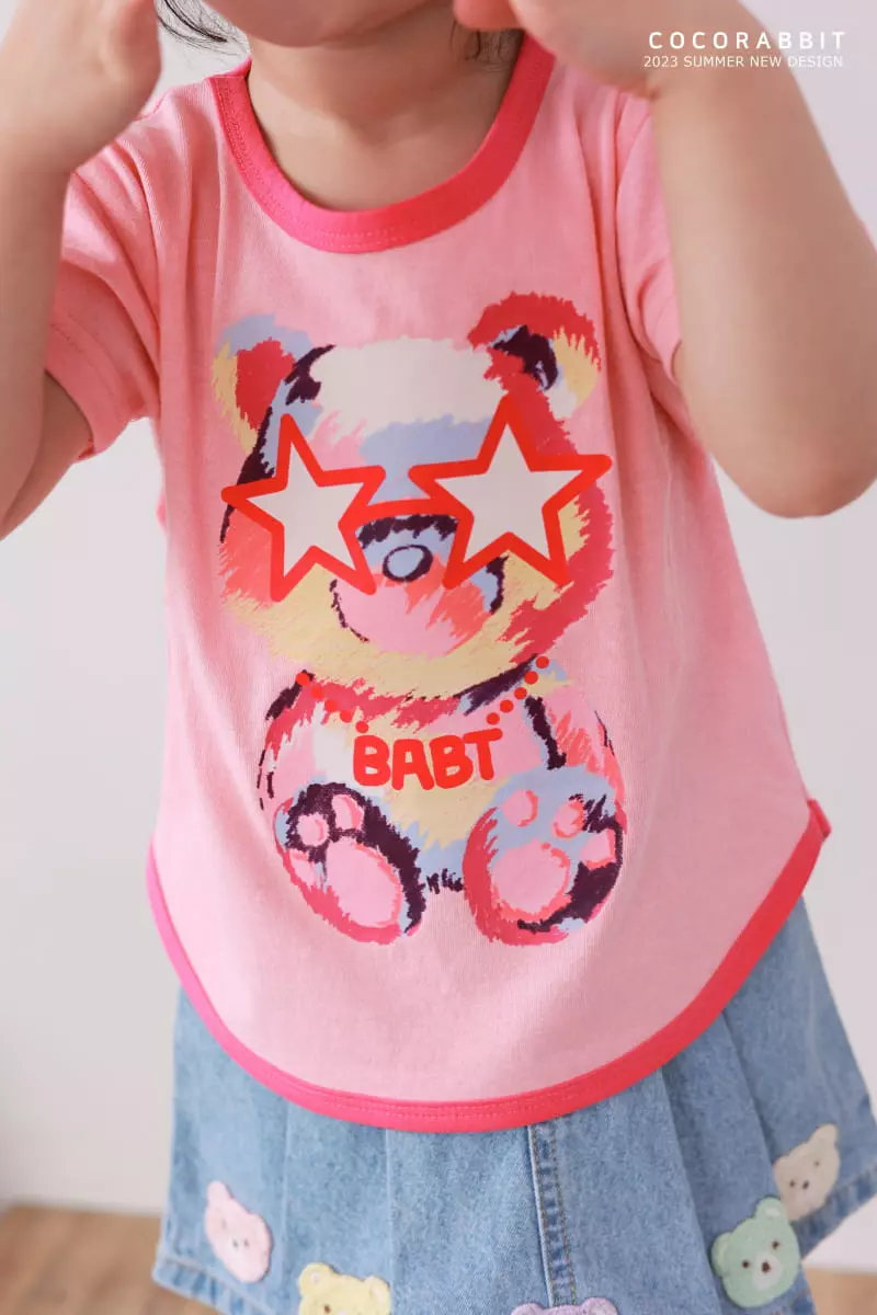 Coco Rabbit - Korean Children Fashion - #minifashionista - Star Bear TEe - 5